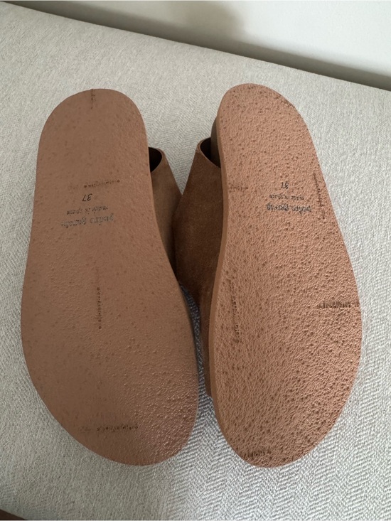 Brown Suede Adjustable Double-Strap Sandal